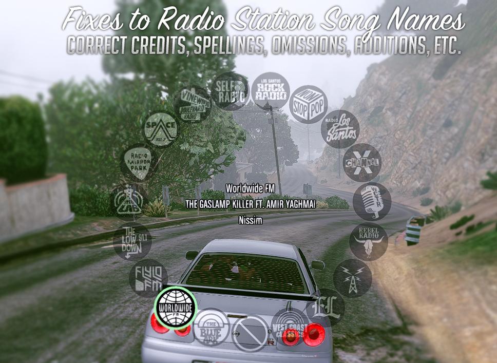 Fixes to Radio Station Song Names  GTA5Mods.com